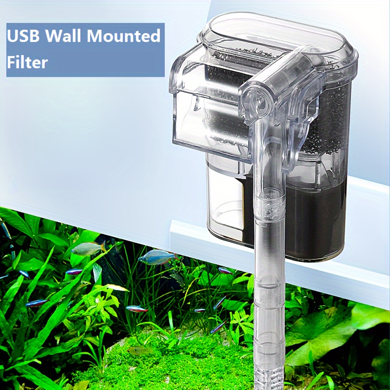 Aquarium Fish Background - 2.5W DC 5V Wall-hanging Filter For