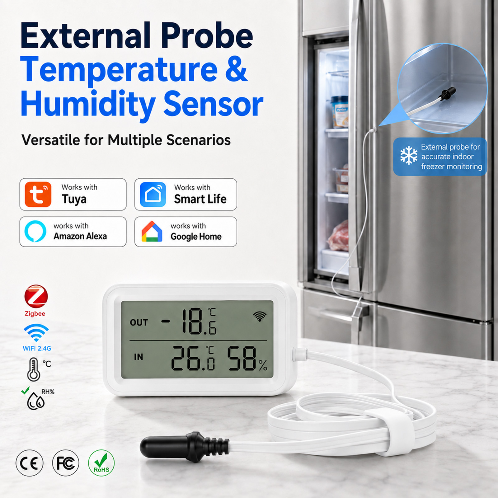 External Waterproof Probe Temp - Aquarium Thermometer review and price