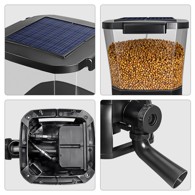 jebao solar koi pond outdoor f - Aquarium Fish Auto Feeder review and price