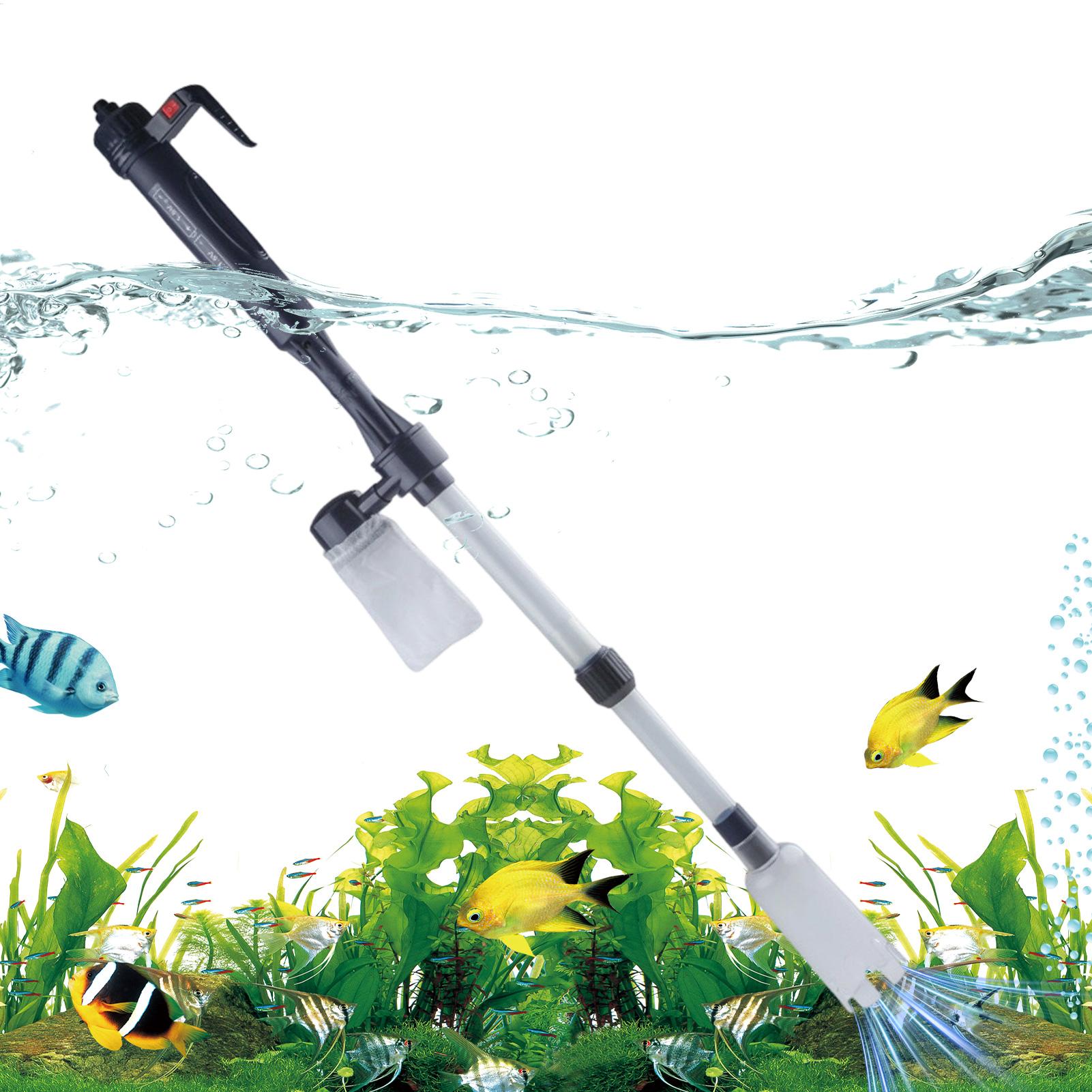 Aquarium Vacuum Adjustable Tel - Aquarium Fish Background review and price
