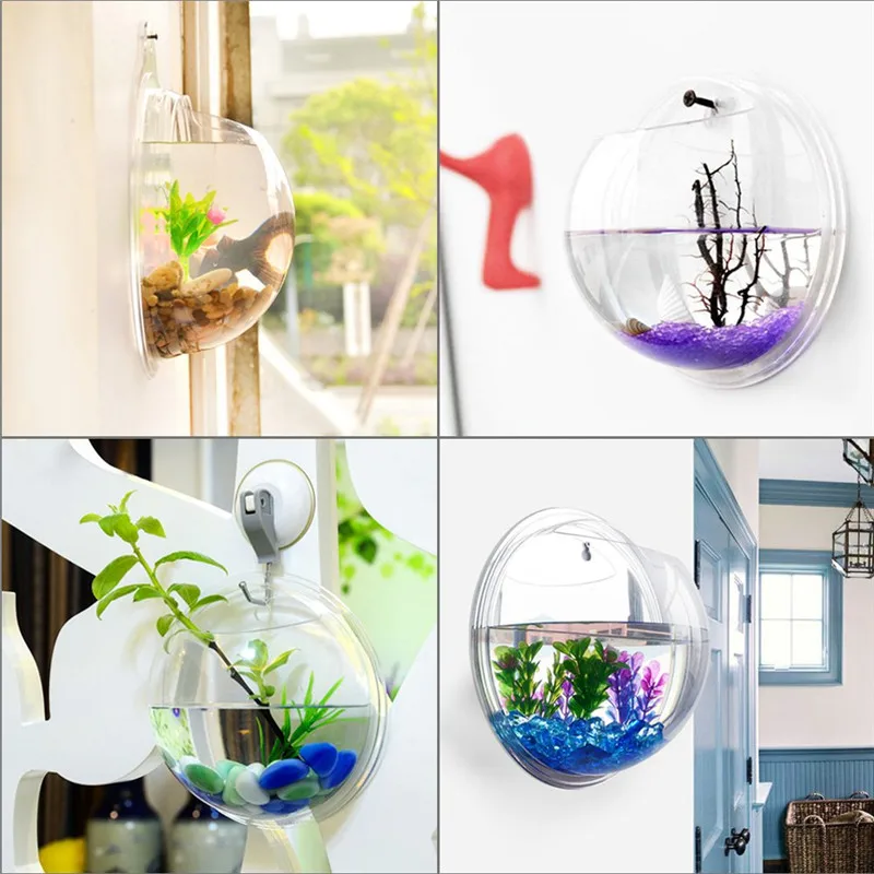 Transparent acrylic hanging wa - Aquarium Fish Background review and price